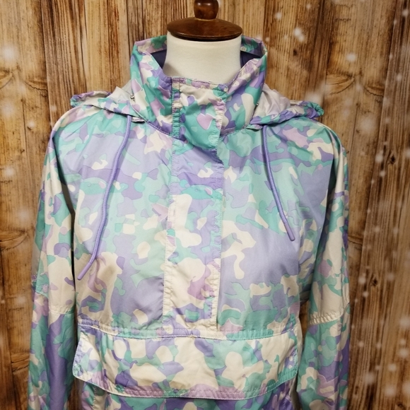 Lauren James Athletic Women's Sm Windbreaker Activewear 1/2 Zip-Up Rain Jacket - Picture 2 of 13